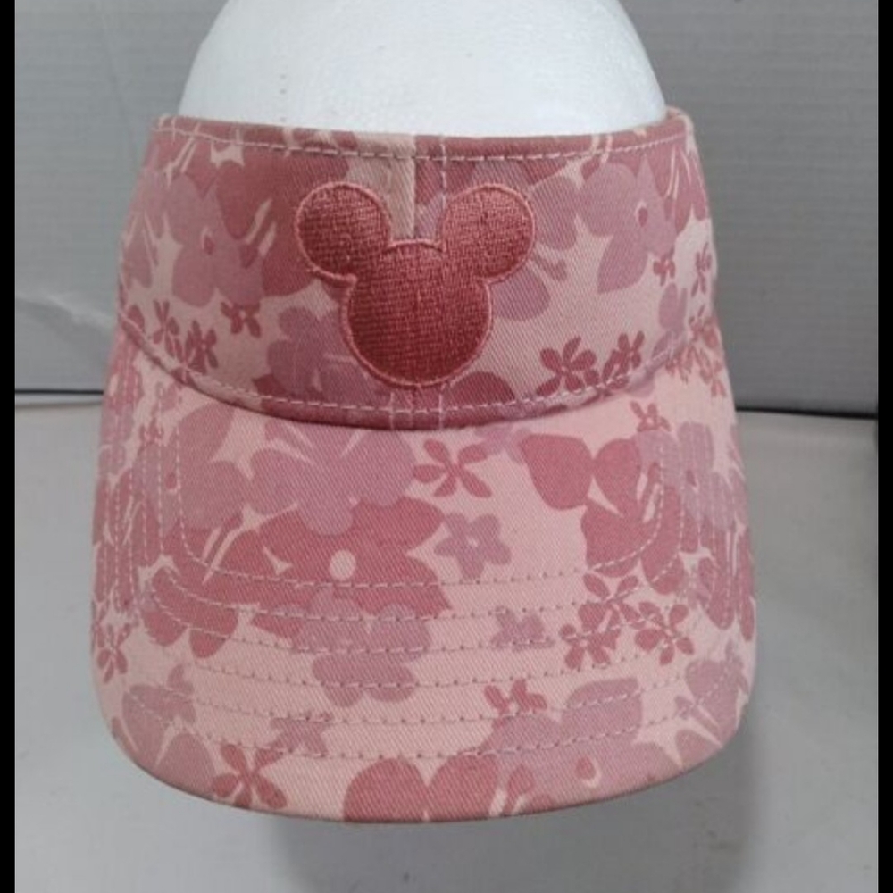 Disneyland resort, pink floral Mickey Mouse visor - Picture 2 of 7